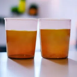 borotech Spectrum Glow Borosilicate Glass Tumblers - Pink Amber - Handcrafted Colored Drinkware Set of 2, 310ml-picture-48