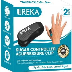 Ureka Sugar Control Li4 Acupressure Point Clip Headache Migraine &Tension Relief Light Acupressure Relaxation Stress Alleviation Pressure Point Clip, (Pack Of 2) Massager-image-53