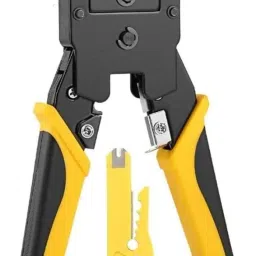 Multi functional 3 in 1 Modular Plug RJ45 RJ11 RJ12 Network Cable Crimping Tool, 4P/6P/8P, RJ-11/RJ-12/RJ-45 for Lan Network and Telephone Cable Crimping Tool Manual Crimper-23