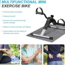 squarefit Mini Pedal Exercise Cycle with LCD Display for Home & Physiotherapy Use Mini Pedal Exerciser Cycle image 4