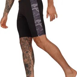 ninq Color Block Men Grey Tights-picture-9