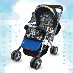 PRAM FOR KIDS STROLLER FOR KIDS BABY PRAM BABY Twin Strollers & Prams P5BLU-3005 Twin Strollers & Prams-14