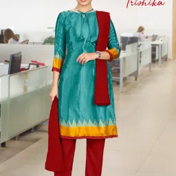 Women Art Silk Printed Suit-image-9