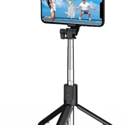 Wanzhow Perfect Mini SIZE Wireless Integrated Folding Tripod with LED Flash Selfie Stick Monopod, Tripod, Tripod Bracket, Tripod Kit-15