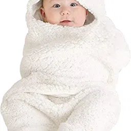 Printed Crib Hooded Baby Blanket for AC Room-image-33