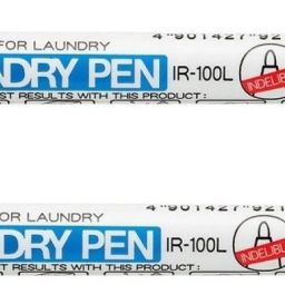 Laundry textile pen black, 0,8 mm AP-Certified, Made in Japan pack of 2 pcs-image-46