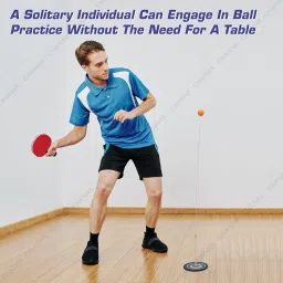 Table Tennis Trainer Rebound Rackets and Balls Set Toys SUPER OFFER Table Tennis Kit-31