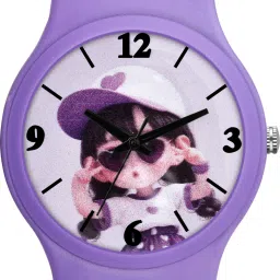 Beautiful Dial Kids Choice Fancy Rubber Belt Analog Watch - For Boys & Girls KID-05-B-picture-44