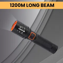 Rechargeable Torch Light, Telescopic Zoom, Ultra Bright LED Flashlight H399 Torch-image-95