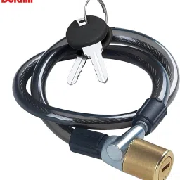 Cable Locks | Cycle Bike Lock | Helmet or Scooter (Pack of 1) Bicycle Lock-image-63