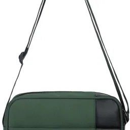 Green Men & Women Sling Bag Unisex Lightweight Cross Body Shoulder Sling Bag With Adjustable Strap (4L)-Sway-image-4