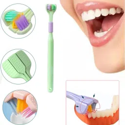 Three-Sided Soft Toothbrush, Effective Wrap-Around Design, Deeply to Clean Teeth Ultra Soft Toothbrush-13