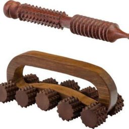 WOODEN_TEN_BALL_MASSAGER_&_MASSAGE_STICK_COMBO_OF_2 10_BALL_MASSAGER_&_AQUA_PRESSURE_POINT_STICK Massager (DARK BROWN)-image-2