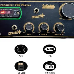 5200 Mosfet Based 200 Watts Stereo Amplifier with BT/USB/ SD-Card /FM /AUX 150 W AV Power Amplifier-picture-25