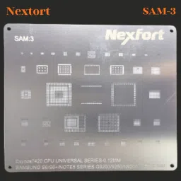 NEXFORT SAM-3 STENCIL Rebelling Stencil for Exynos7420, s6, s6+,G9200,9250,N9200 multipurpose stainless rebelling steel Stencil and multipurpose used Stencil-picture-12
