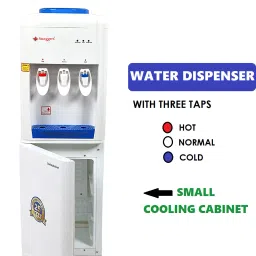 Hot, Normal and Cold Water Dispenser Floor Standing with Cooling Cabinet Bottled Water Dispenser-13