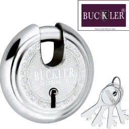 Iron-Steel Main Gate,Main Door, Godown-Shutter Lock, 77MM,8 Levers with 4 Key Lock-18
