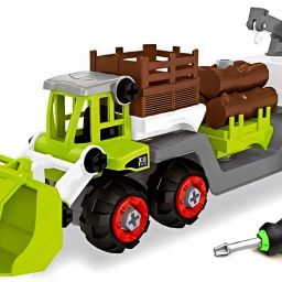 3 in 1 DIY farm truck with screwdriver. Educational DIY farm toys truck for kids-14