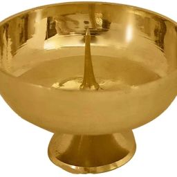 Pure Brass Dhoop Dani, Loban Burner, Dhoop Batti Stand, Pooja Items Brass (Pack of 2) Table Diya Set-image-29