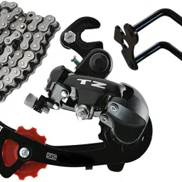 Cycle 6/7 Speed Hanger Mount Rear Derailleur With Guard and 116 Link Cycle Chain Bicycle Brake Disk-18