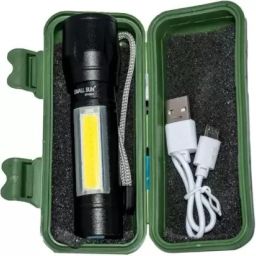 Oximus Rechargeable Flashlight, 35000LM External Flashlight Mini Zoomable Table Lamp-22