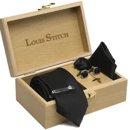 LOUIS STITCH Silk Tie & Cufflink-picture-30