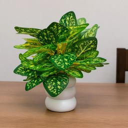 Natural Looking Money Plant Bonsai Artificial Plant with Pot-image-60