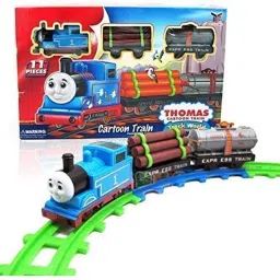 Thomas Cartoon Train Track Set Toy for Kids-13