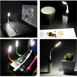 icall Combo pack of 4 (USB Fan, USB Light, Mini USB Bulb)- Emergency Combo use with Power bank, Laptop, Computer USB Fan, Led Light image 4