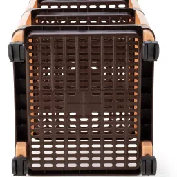sorath Rectangular 5 Layer Multipurpose Shelf Stand Basket Rack Trolley Plastic Kitchen Trolley image 5