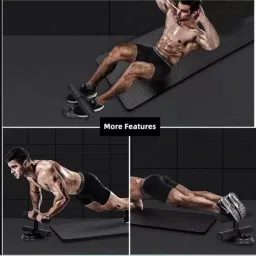 vichaxan Sit Up Bar Portable Adjustable, 2 Suction Cups Sit Up Assistant Device Sit-up Bar image 5