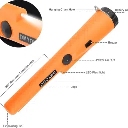 GPointer Metal Detector Pin Pointer Probe Waterproof HandHeld Pinpointer Advanced Metal Detector image 2