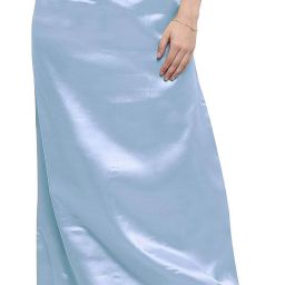 Mermaid Sky Blue Satin Blend Petticoat-image-41