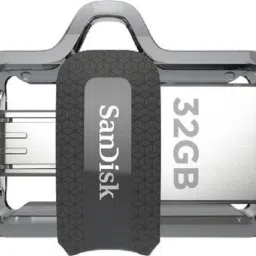 SanDisk Ultra Dual OTG Flash Drive 32 GB Pen Drive Compatible with Laptop USB 3.0 Plastic Case-25