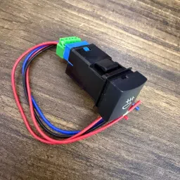 Button Switch, Fog Lamp Switch Environmental Friendly with Cable for Car 1 Car Dash Switch Panel-15