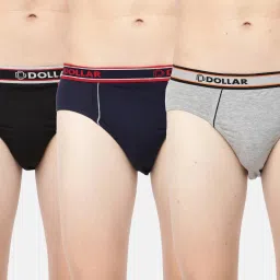 Pack of 3 Anti-Microbial Super Combed Cotton Solid Men Brief-picture-18