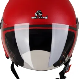 New ABS Material Open Face Clear Visor, UV Scratch Resistance only in M Size Motorbike Helmet-image-28