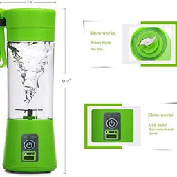 ufg Mini Compact Juicer Bottle For Making Juice And Shake Mixer Juicer Jar image 3
