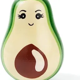 Wooden Balancing Doll Tiny Avacado, Roly Poly Tumbler Toy for Baby/Toddler/Kids Rattle-image-49