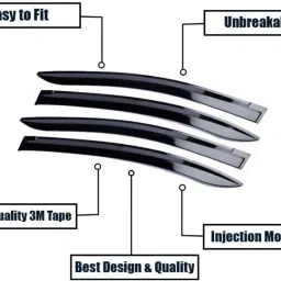 genfrid Non-convertibles Front Wind Deflector image 3