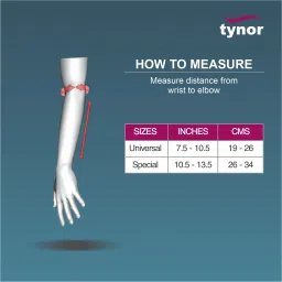 tynor Forearm Splint, Grey, Universal Size, 1 Unit Wrist Support image 4