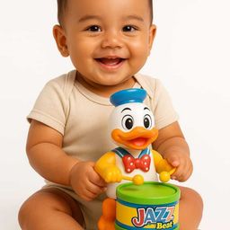 prv toys DUCK-Dancing/Musical Drum Toy,Key Operated.Fun Toy for Kids Rattle-picture-40