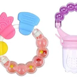 Baby Teether Silicone Teether for 6 to 12 Months Baby Bpa Free Teether and Feeder-picture-34