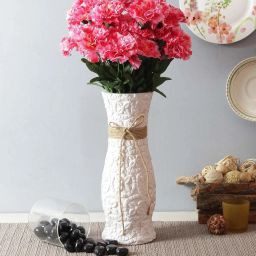 Pink Carnations Artificial Flower-image-1