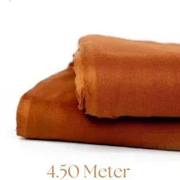 SARDAR EXCLUSIVE 4.50 Rust Medium Weight Soft Rubia Voile Pure Cotton Sikh Turban Pagri Solid Pagri-image-2