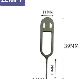 ZENIFY Sim Card Key Open Tray Remover Sim Eject Needle Pin Key Tool Sim Adapter image 2