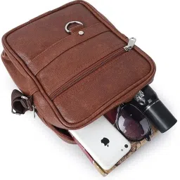 Brown Men & Women Sling Bag styles Sling Bag for Travel Crossbody Chest Bags,Passport Holder l3-image-97