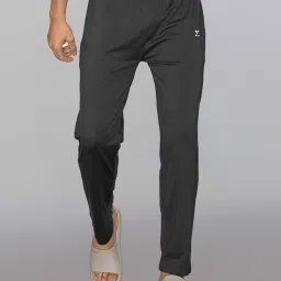Ace Intellisoft Micro Modal Solid Lounge Men Solid Grey Track Pants-picture-7