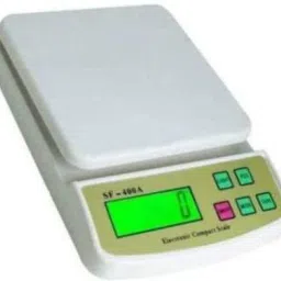 RTB Electronic Digital 1Gram-10 Kg Weight Scale Lcd Kitchen Weight Scale Machine Measure for measuring fruits,shop,Food,Vegetable,vajan,offer,kata,weight machine Weighing Scale for grocery,kata,taraju,shop,computer kata,tarazu,jewellery,sabzi, Weighing scale (White) (adaptor included) Weighing Scale image 3