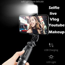 Alchiko Multipurpose R1s Latest Bluetooth Selfie Sticks with Remote and Selfie Light, 3-in-1 Multifunctional Selfie Stick Tripod Stand Mobile Stand Compatible with All Phones Bluetooth Selfie Stick image 5